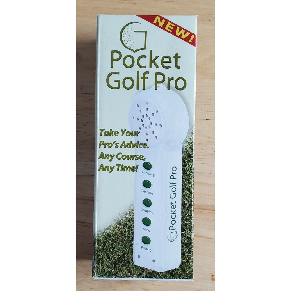 Pocket Golf Pro Recording Device to Record Pro's Advice While Playing/Practicing